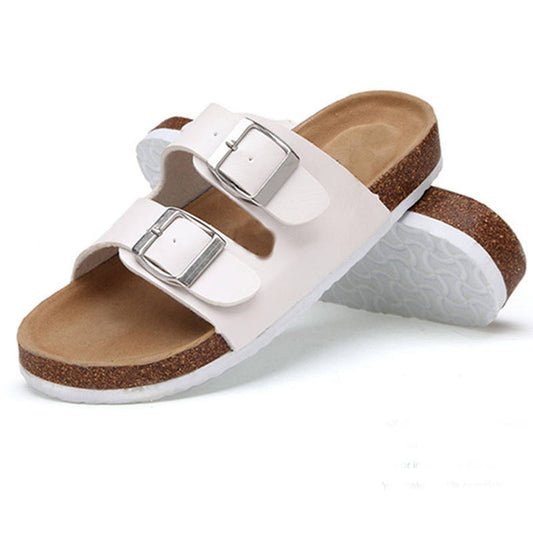 Women's open toe summer outdoor flat sandals