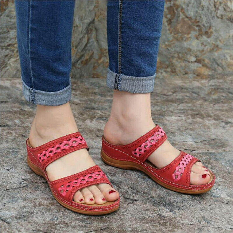 2026 Women Lady Trendy Beautiful Printed Hollow Out Sandals